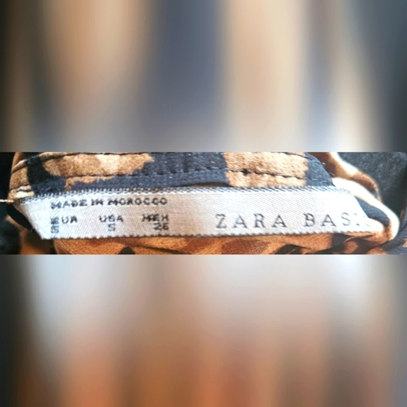 Zara Classic Halter Choker Leopard Print Mini Dress - Picture 5 of 6